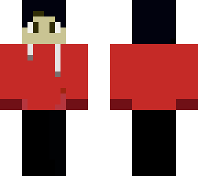 red hoodie