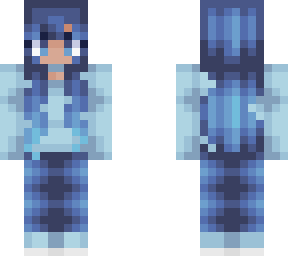 simple blue loving cutie