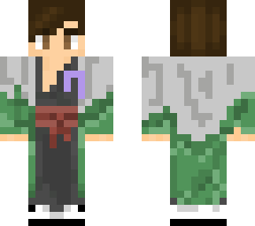 zachinni in a haori (rework) with ribbon