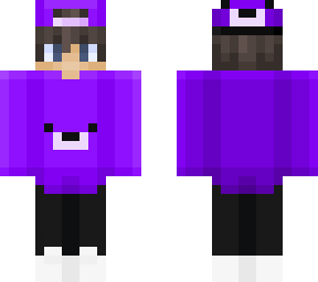 (edit) bear purple hoodie boy