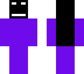 black and purpul herobrine