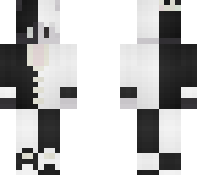 black and white