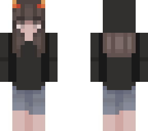 blaze human girl in hoodie :d
