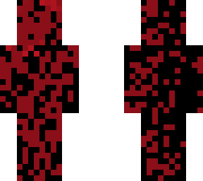 Blood fest/Red and black Pixels Effect | Minecraft Skin