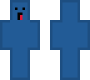 blue man