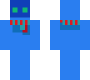 blue scarf mess up