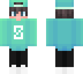 boy in greenish blue (or blueish green idk) hoodie (original by frostyfett)