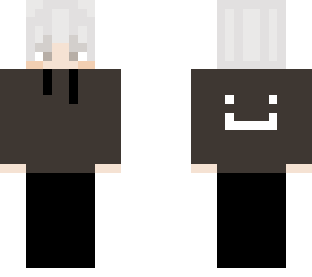 cute boy with white hair