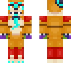 glamrock freddy with montys hands and roxys eyes