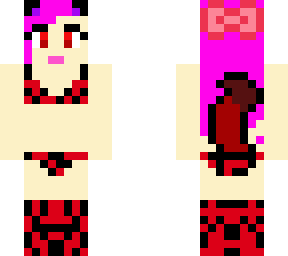 goth girl in a bikini