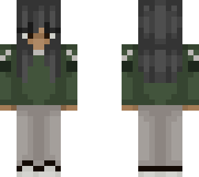 green sweater