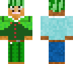 guy with a watermelon on head