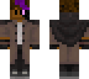 me as wilbur with the coat turning into epic enderman