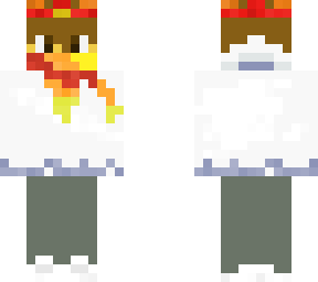 minecraft me (fire king)