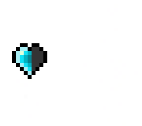 pixel art plasma half heart