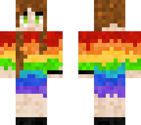 rainbow girl