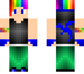 rainbow hair