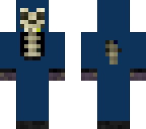 skeleton in a cloak