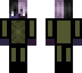 army ghoul-based off of cleora's male hb- black & ghostly purple