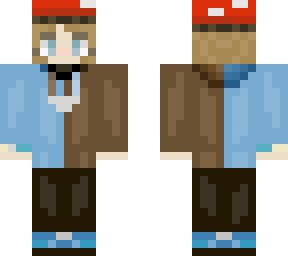 blond boy with mushrom hat :]