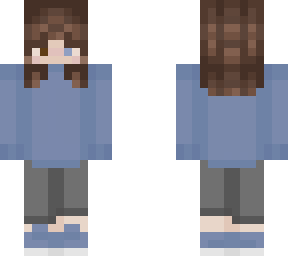 blue sweater