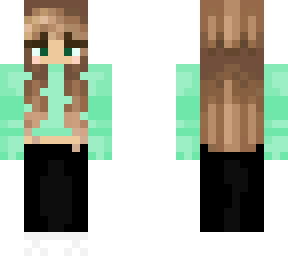 brown hair and mint green top (edited)