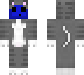 cat slime blue