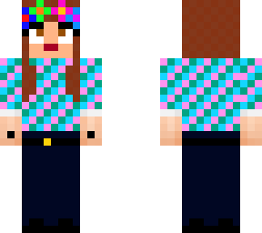 forestry elf girl w/ flowers