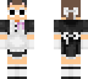 gnf maid w/ techno ribbon