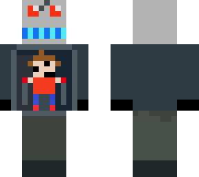 human in giant robot