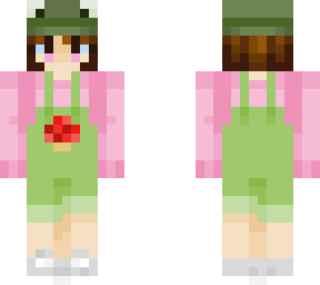 mushroom overalls & frog hat