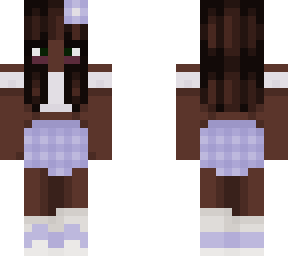 purple skirt girl