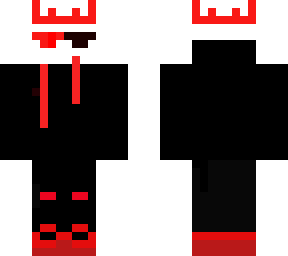 red and black headless