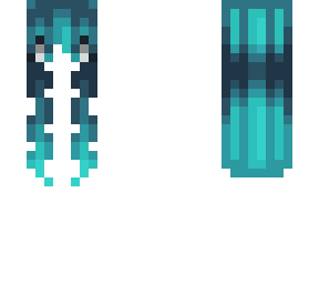 teal hair base