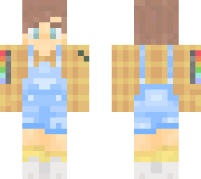 yellow overalls