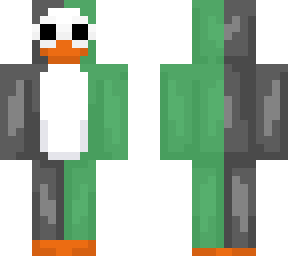 black and green club penguin (goggles)