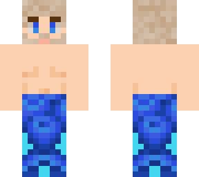 blue tube coral merman tail (classic)