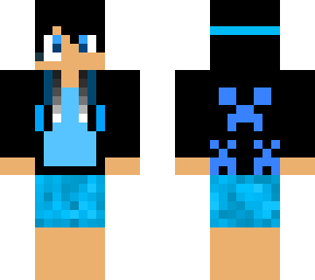 blueboygamer offical minecraft skin