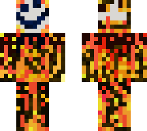 corrupted fire man