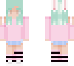 cute bunny pink pastel girl