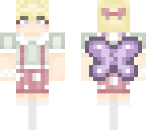 fancy mushroom girl w/ butterfly wings