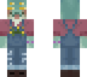 goddess of frogs and fruit (overalls fit)