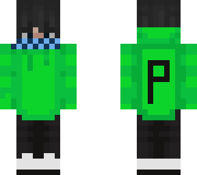 green boy with mask