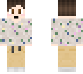 guy with flower sweater