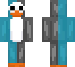 inverted black and blue club penguin (goggles)