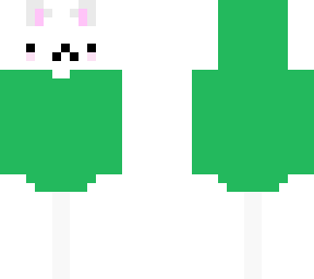 kitty hoodie - green