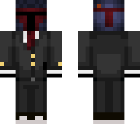 mando skin but in a suit