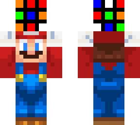 mario holding a rubix cube thad he is too dumb to fix