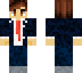 me with a suit and tie