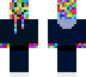pixels in a hoodie